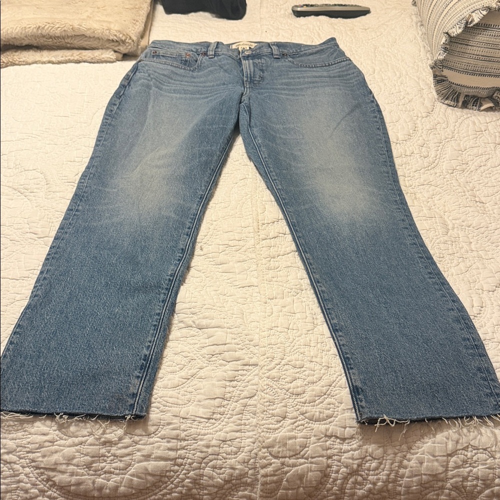 Madewell Light Blue Straight Leg Jeans